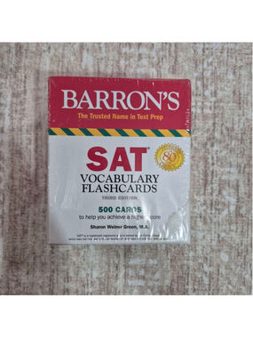 Barron's SAT Vocabulary Flashcards 500 cards